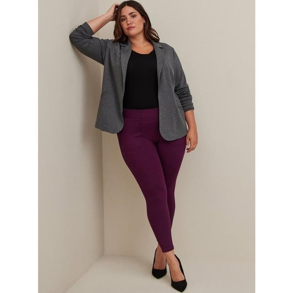 torrid Jackets & Blazers - Torrid Jersey Knit Open Front Blazer Grey size 2X